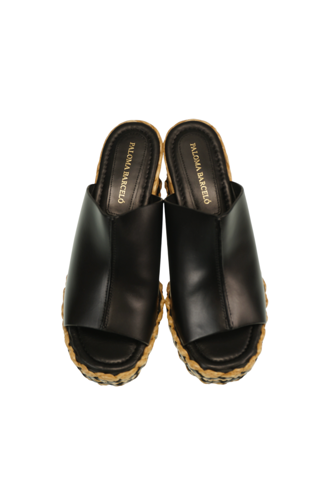 IVANA COWHIDE black